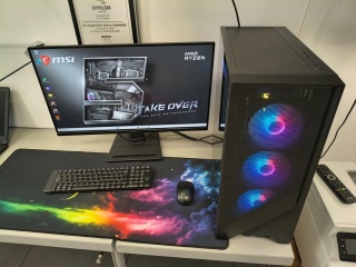 Komputer gamingowy PC Ryzen 9 7950X3D (16R) 64GB DDR5 2TB m.2 SSD RTX 5080 WiFi-6 Win11H